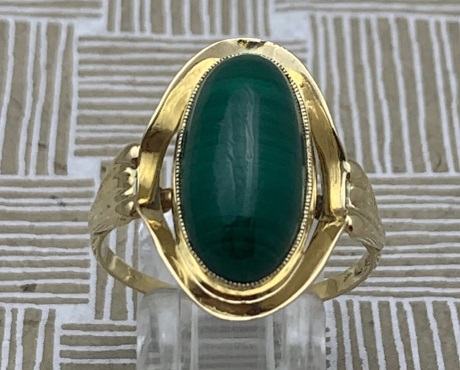 Malachiet ring